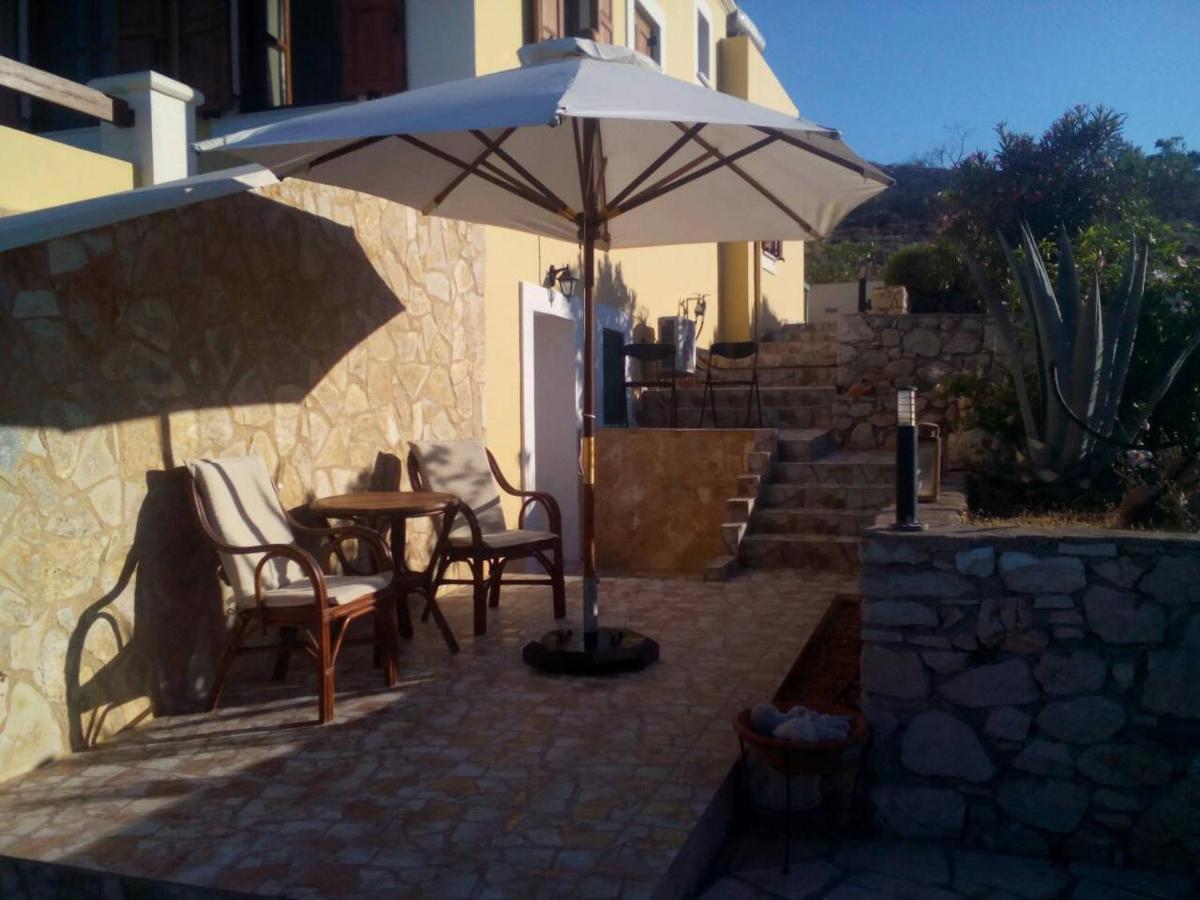 Kalypso Apartment Chalki Town Exterior foto